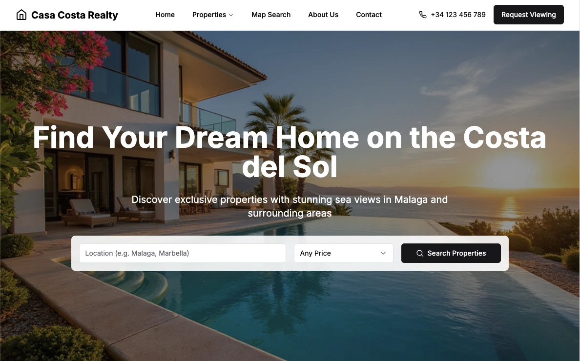 Real Estate Agency Website